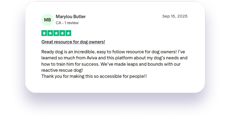 ReadyDog member review 1